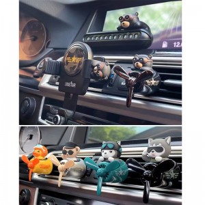 Automatyczne akcesoria Perfumy Dyfuzor Dyfuzor Samochód Odświeżacz Odświeżacz Niedźwiedź Pilot Pilot Zapacha odświeżacza powietrza Wylotowy zapach zapachowy odświeżacz powietrza